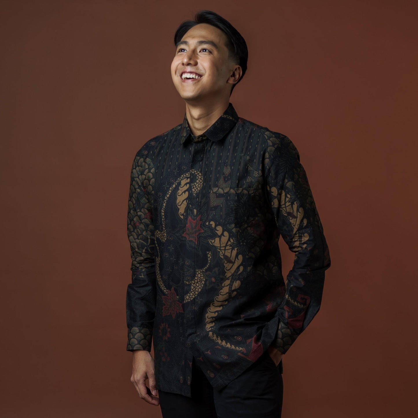 Wasita - Mandalas Kemeja Batik Pria Premium Lengan Panjang