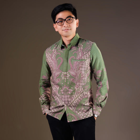 Verdangu - Mandalas Kemeja Batik Pria Premium Lengan Panjang