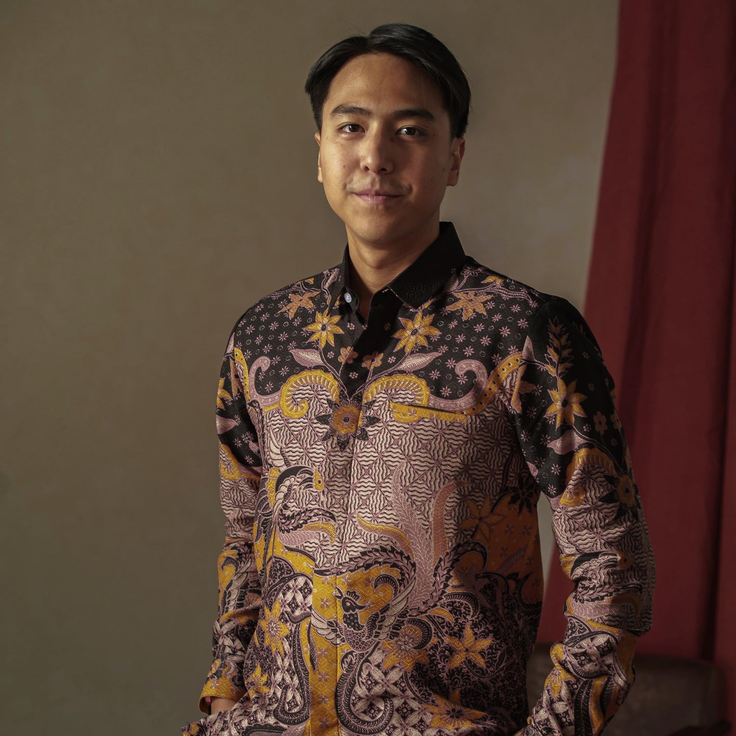 Galbati - Mandalas Kemeja Batik Pria Premium Lengan Panjang