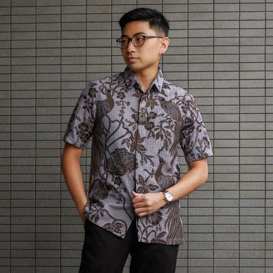 Cendrabu - Mandalas Kemeja Batik Pria Premium Lengan Pendek