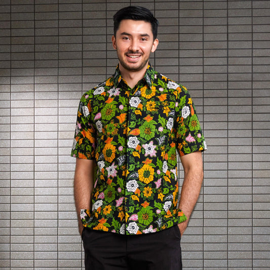 Blume - Mandalas Kemeja Batik Pria Premium Lengan Pendek