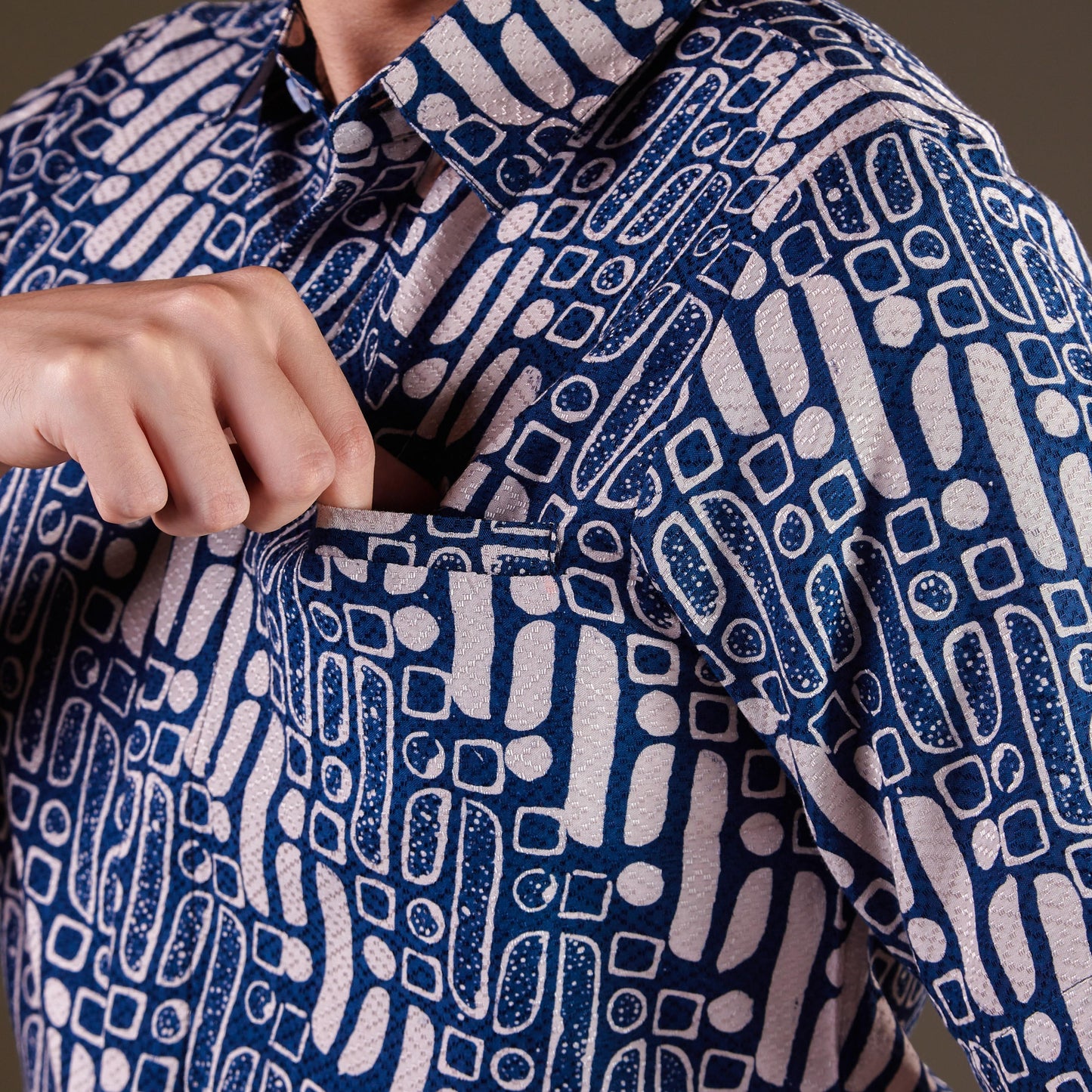 Bonazur - Mandalas Premium Men's Short Sleeve Batik Shirt
