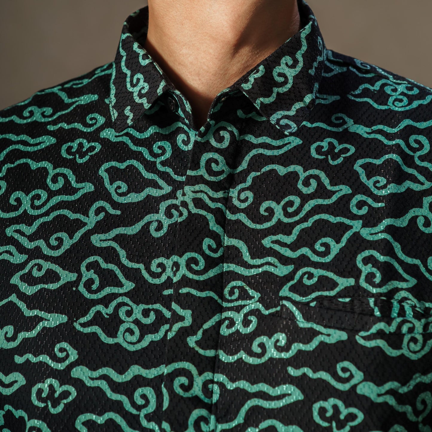 Megatos - Mandalas Premium Men's Short Sleeve Batik Shirt