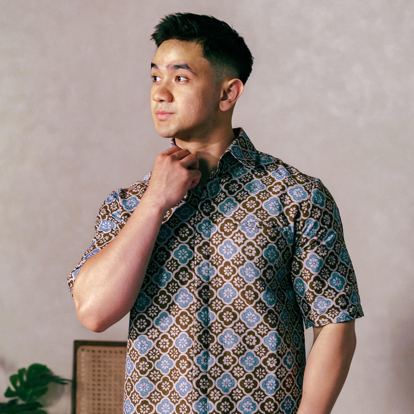 Ramiru - Mandalas Kemeja Batik Pria Premium Lengan Pendek