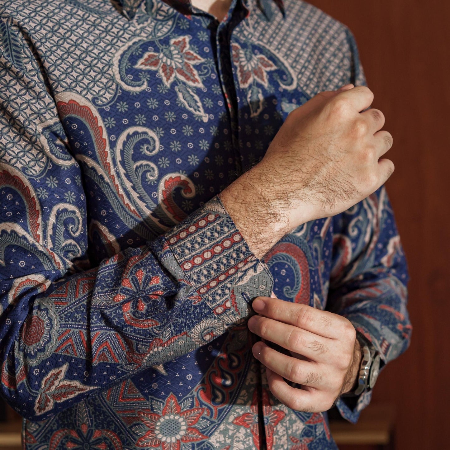 Dharma - Mandalas Kemeja Batik Pria Premium Lengan Panjang