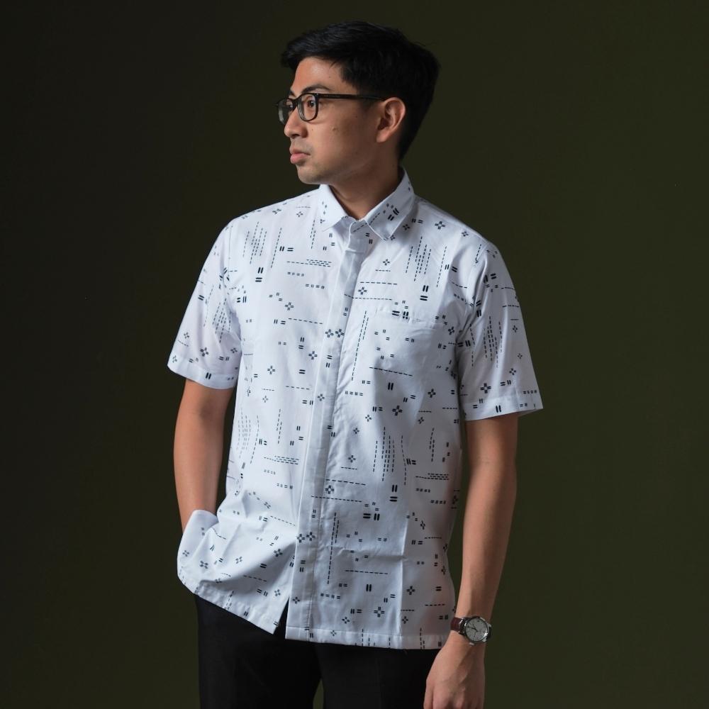 Blanca - Mandalas Kemeja Batik Pria Premium Lengan Pendek