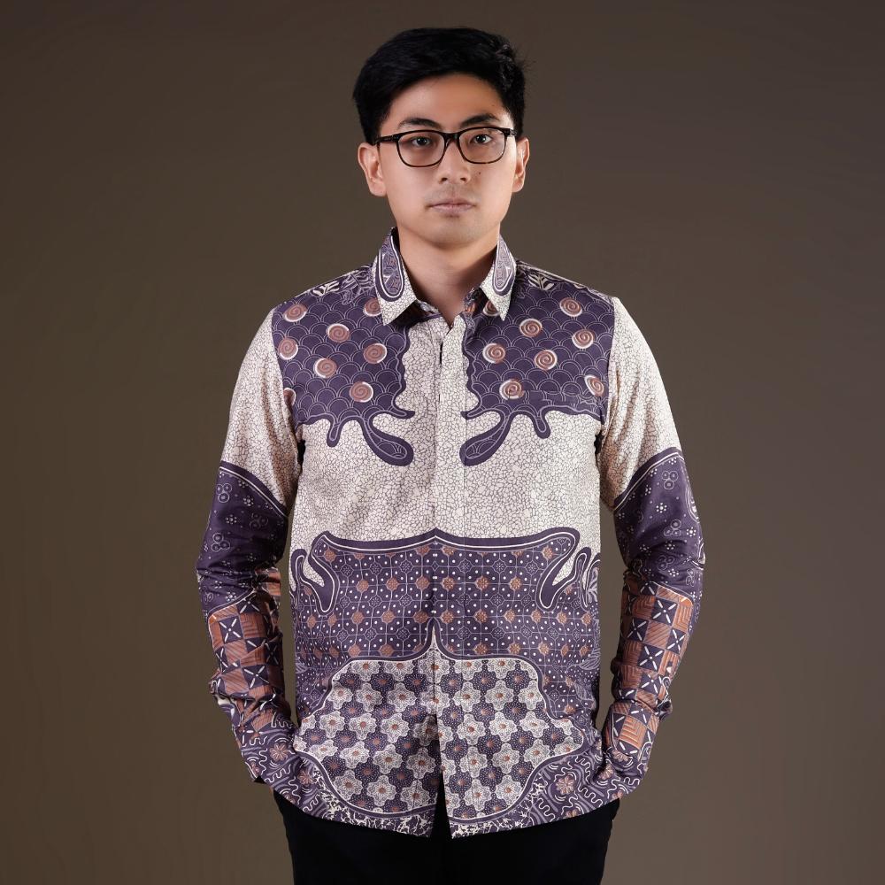 Dibsiren - Mandalas Premium Men's Long Sleeve Batik Shirt