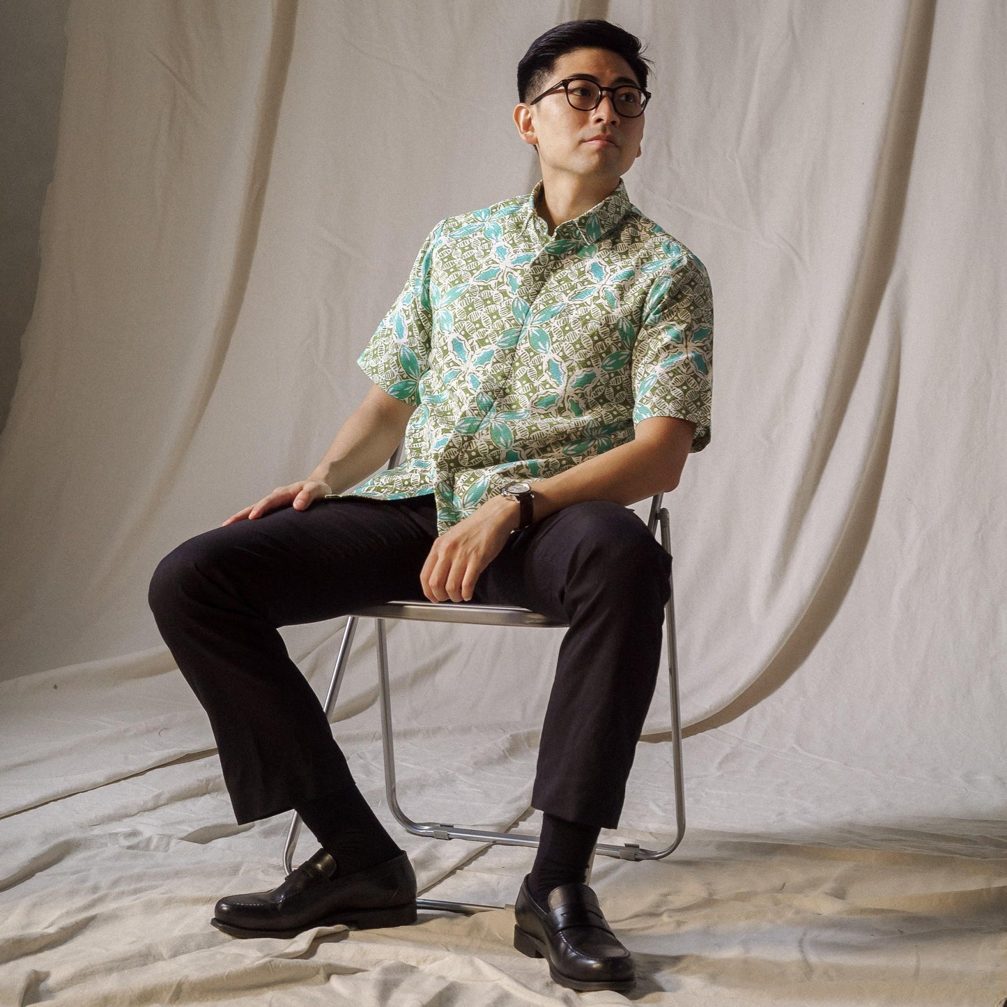 Kambodi - Mandalas Kemeja Batik Pria Premium Lengan Pendek