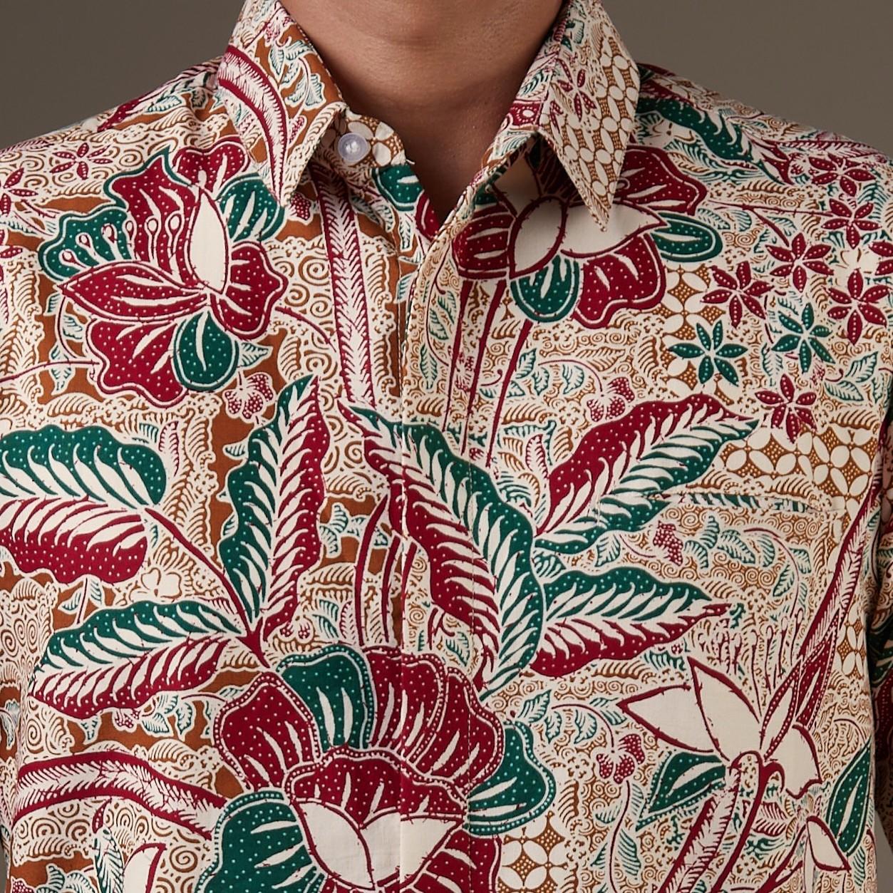 Alured - Mandalas Kemeja Batik Pria Premium Lengan Pendek