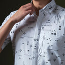 Blanca - Mandalas Kemeja Batik Pria Premium Lengan Pendek