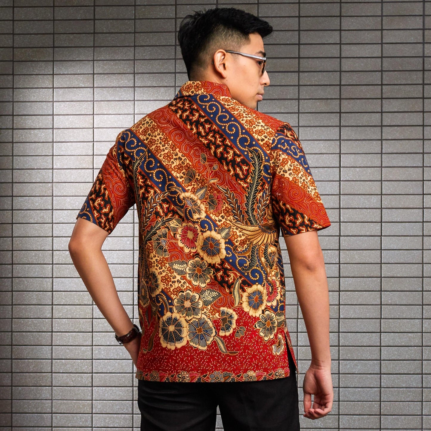 Asoka - Mandalas Kemeja Batik Pria Premium Lengan Pendek