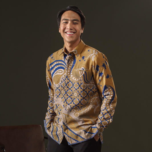 Karika - Mandalas Kemeja Batik Pria Premium Lengan Panjang