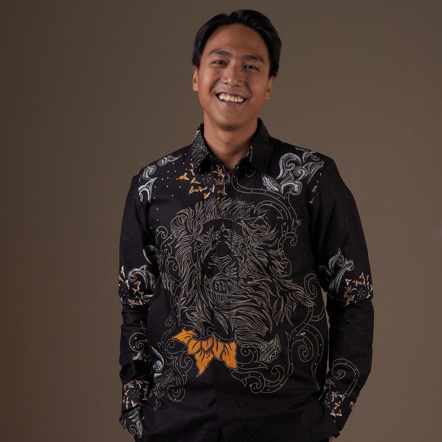 Versa - Mandalas Kemeja Batik Pria Premium Lengan Panjang