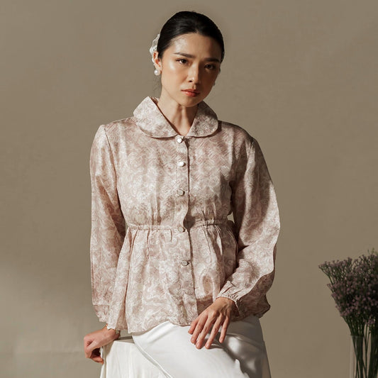 Karima Long Sleeve - Mandalas Modern Outerwear Women's Babydoll Top