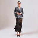 Renaka - Mandalas Set Sarimbit Couple Kemeja Lengan Panjang dan Rok Batik Premium