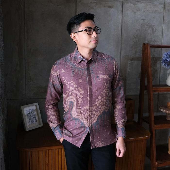 Timine - Mandalas Premium Men's Long Sleeve Batik Shirt