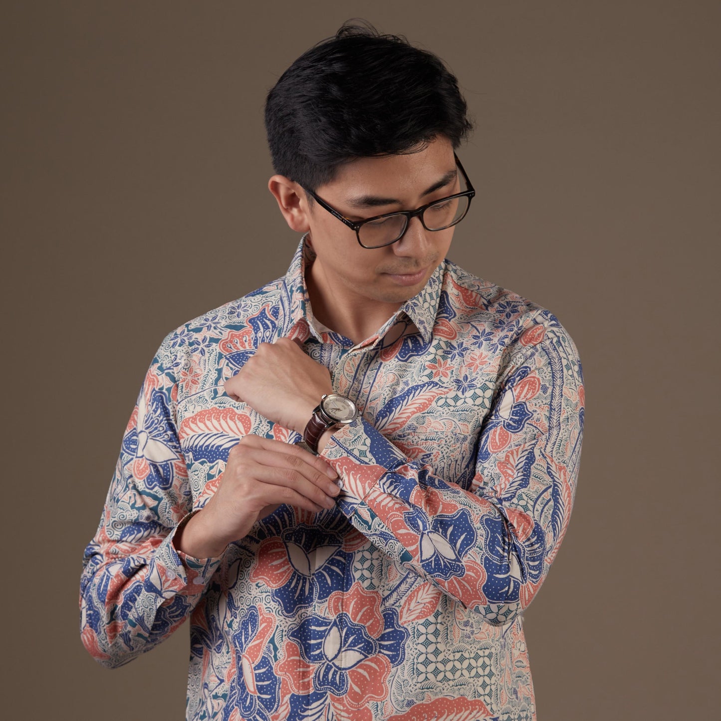 Alumon - Mandalas Kemeja Batik Pria Premium Lengan Panjang
