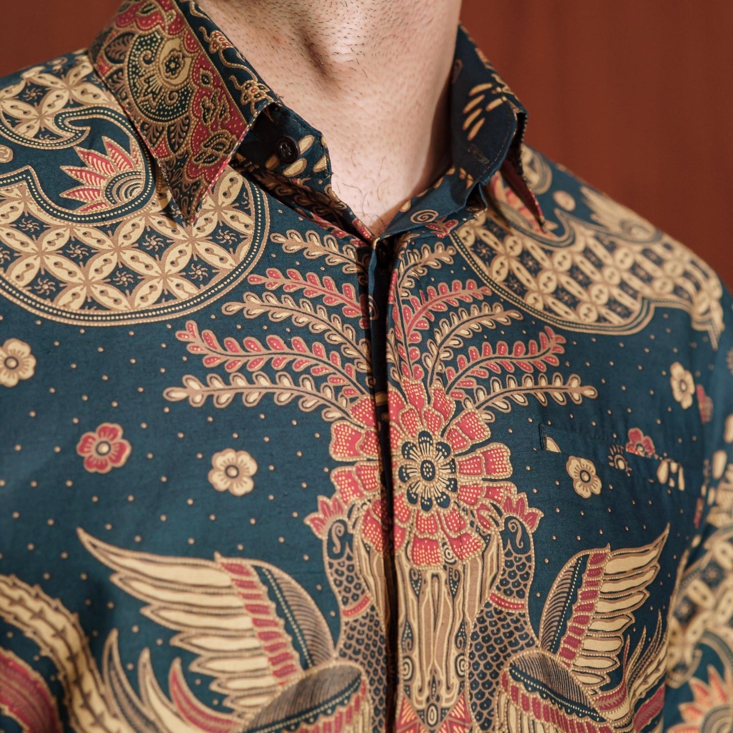 Mateus - Mandalas Kemeja Batik Pria Premium Lengan Panjang