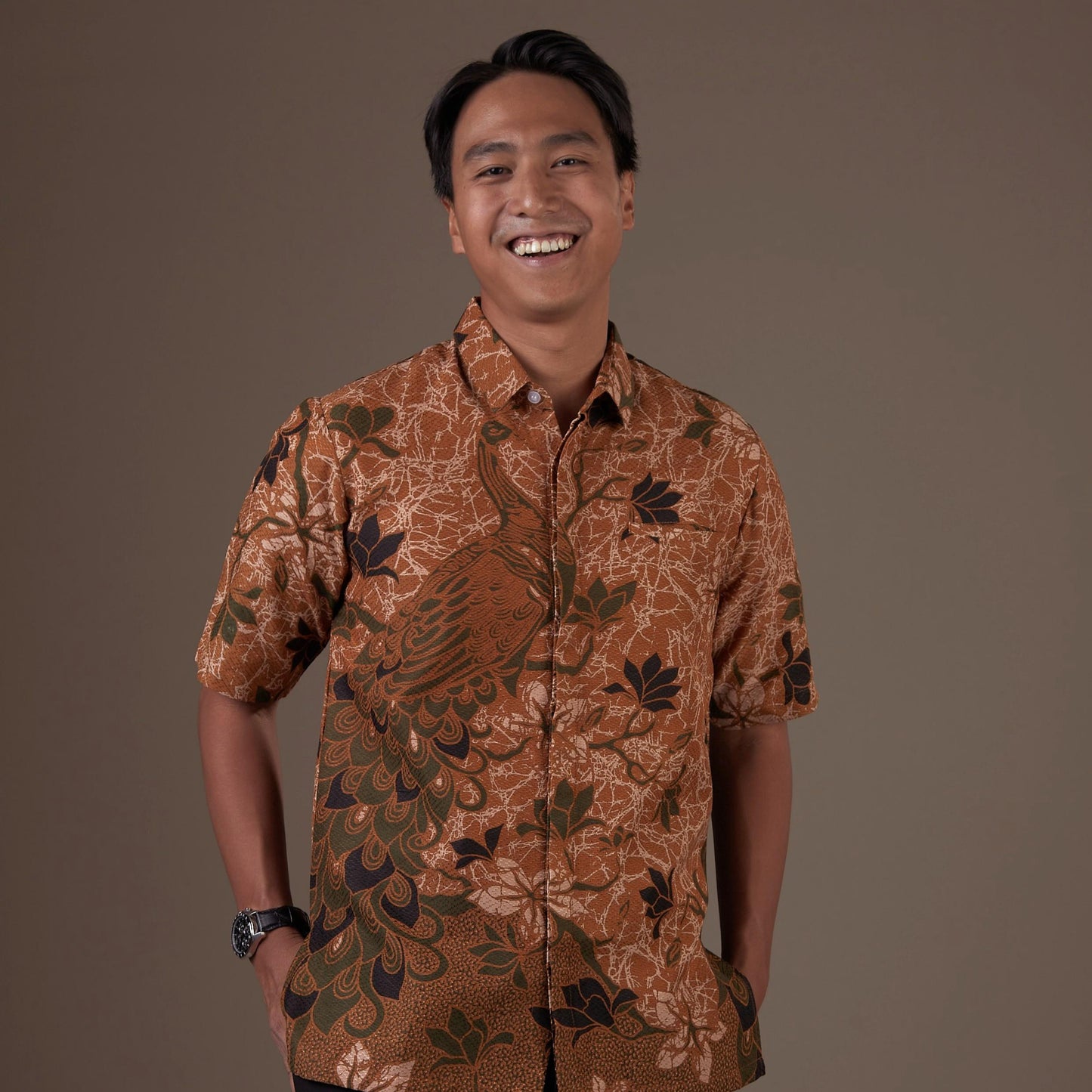 Vertit - Mandalas Kemeja Batik Pria Premium Lengan Pendek
