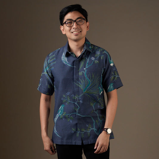 Aviru - Mandalas Kemeja Batik Pria Premium Lengan Pendek