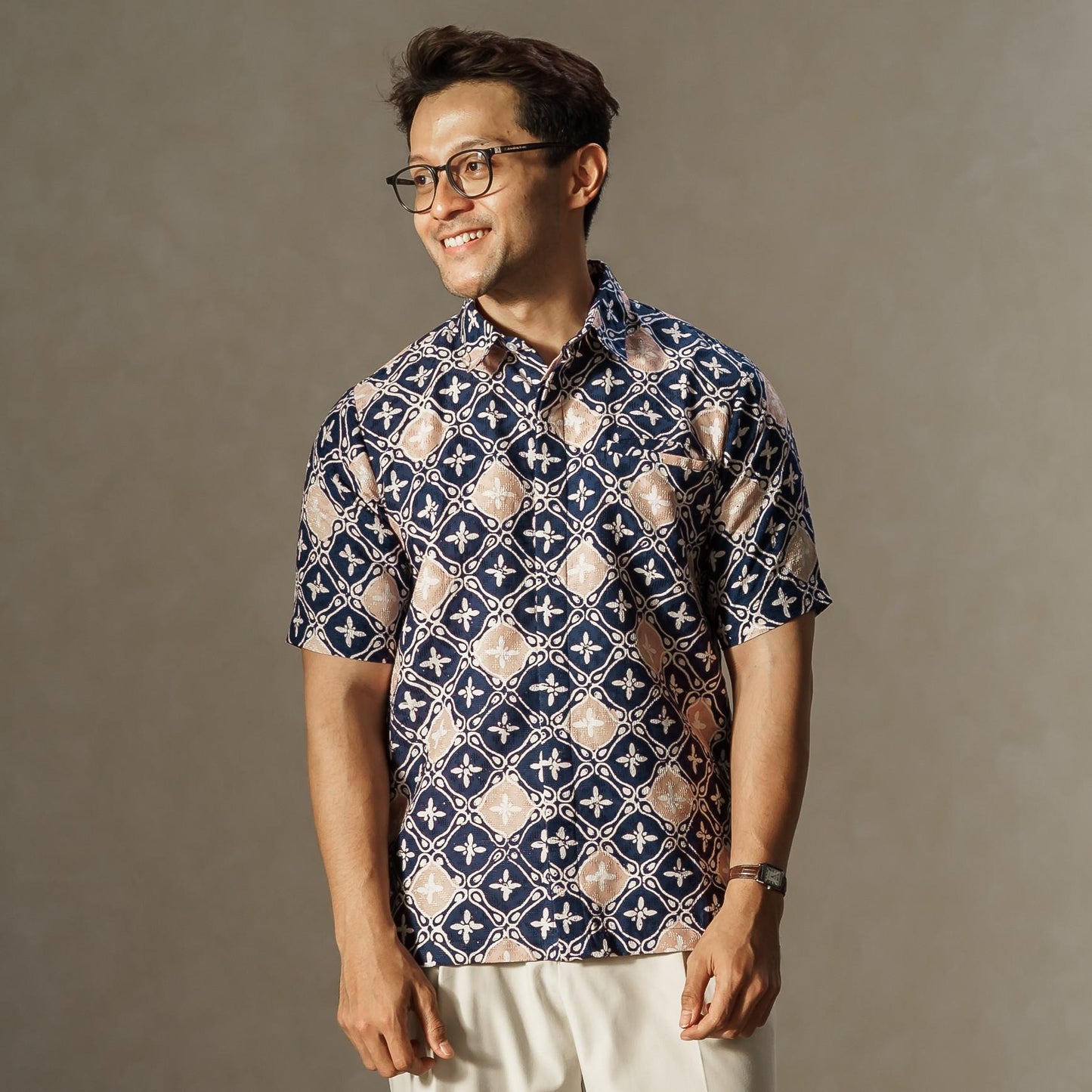 Laksana - Mandalas Kemeja Batik Pria Premium Lengan Pendek