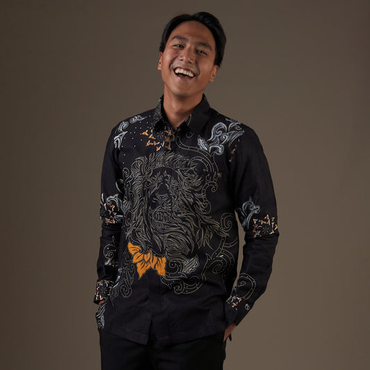 Versa - Mandalas Kemeja Batik Pria Premium Lengan Panjang