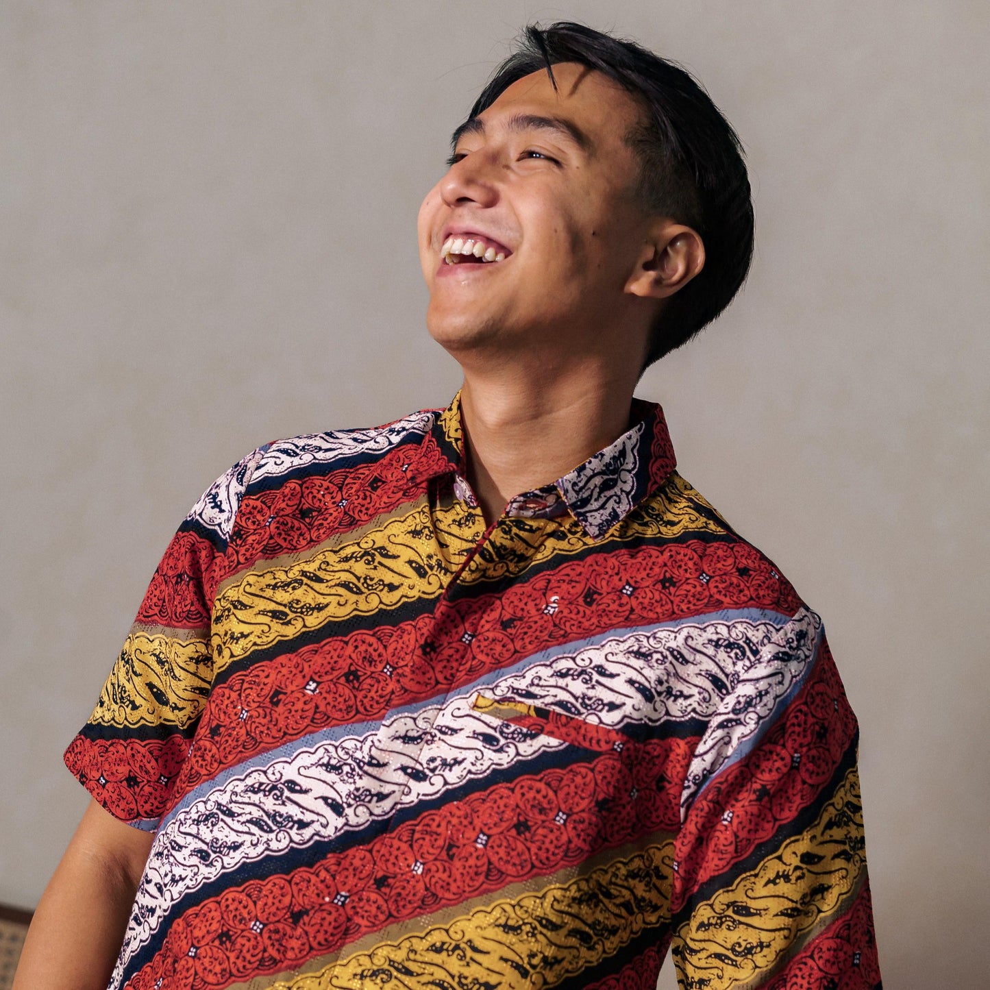 Moltres - Mandalas Premium Men's Short Sleeve Batik Shirt