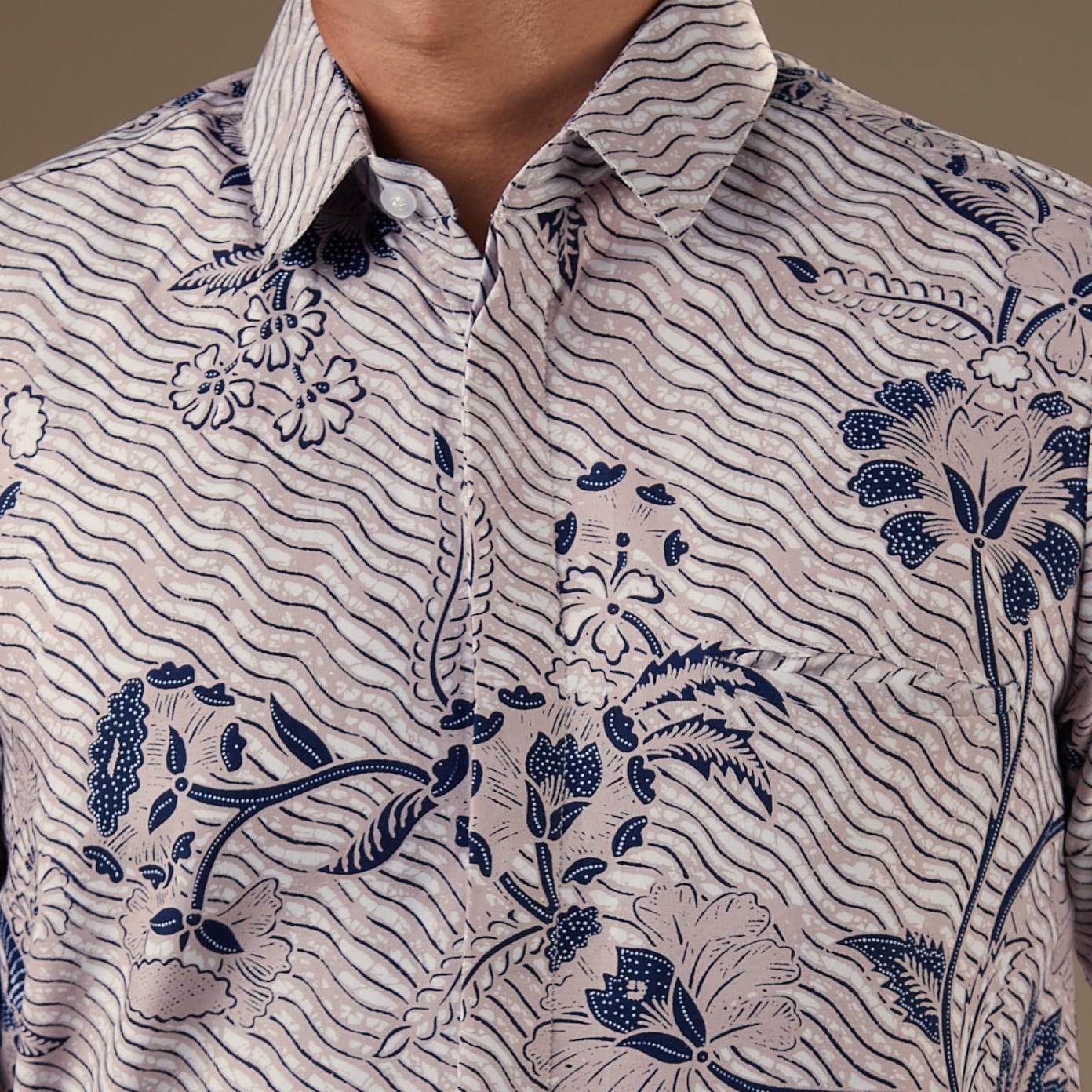 Natami - Mandalas Kemeja Batik Pria Premium Lengan Pendek