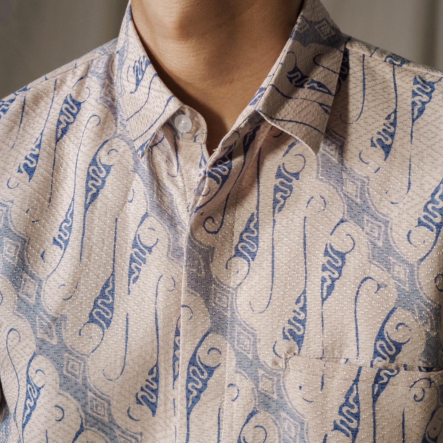 Paraatih - Mandalas Premium Men's Short Sleeve Batik Shirt