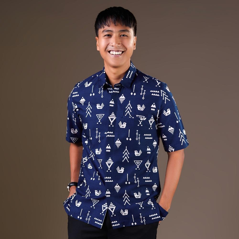 Cikiru - Mandalas Kemeja Batik Pria Premium Lengan Pendek