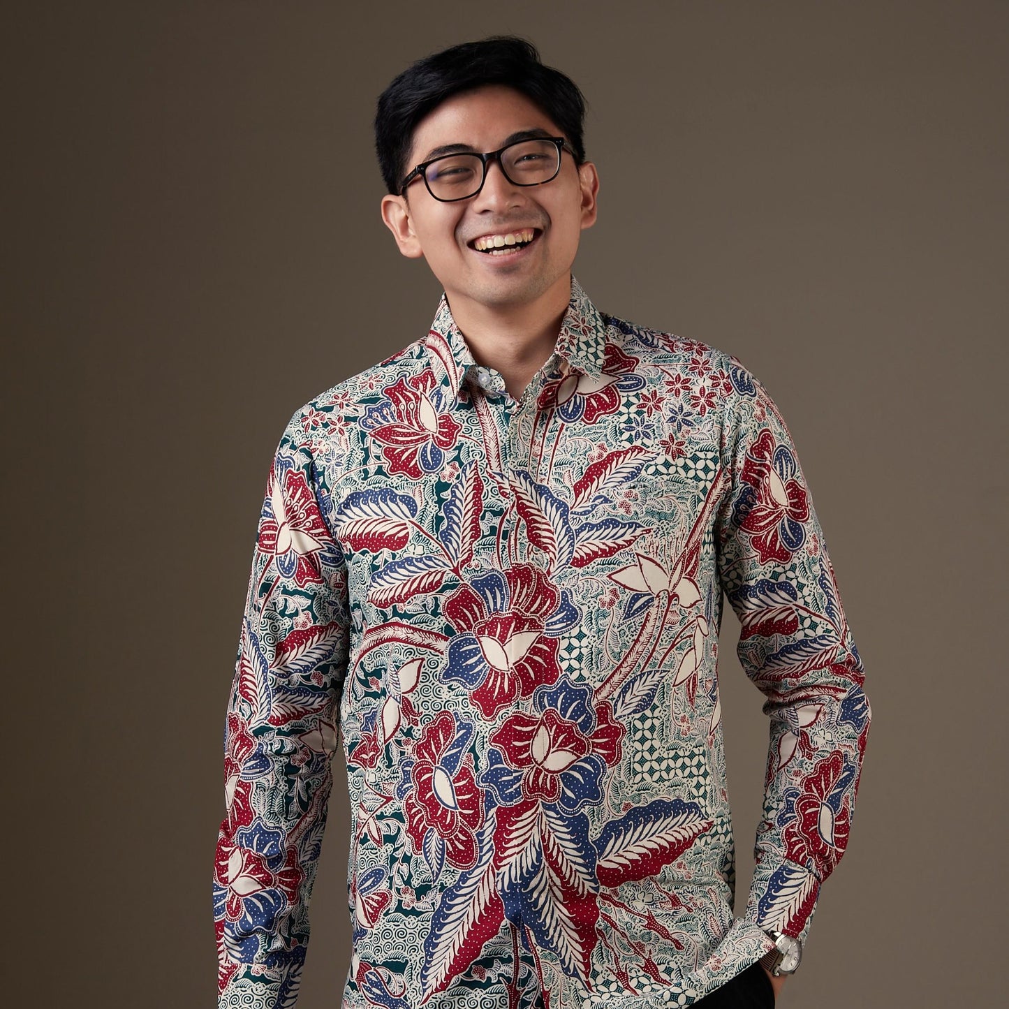 Alujo - Mandalas Kemeja Batik Pria Premium Lengan Panjang