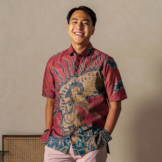 Awara - Mandalas Kemeja Batik Pria Premium Lengan Pendek
