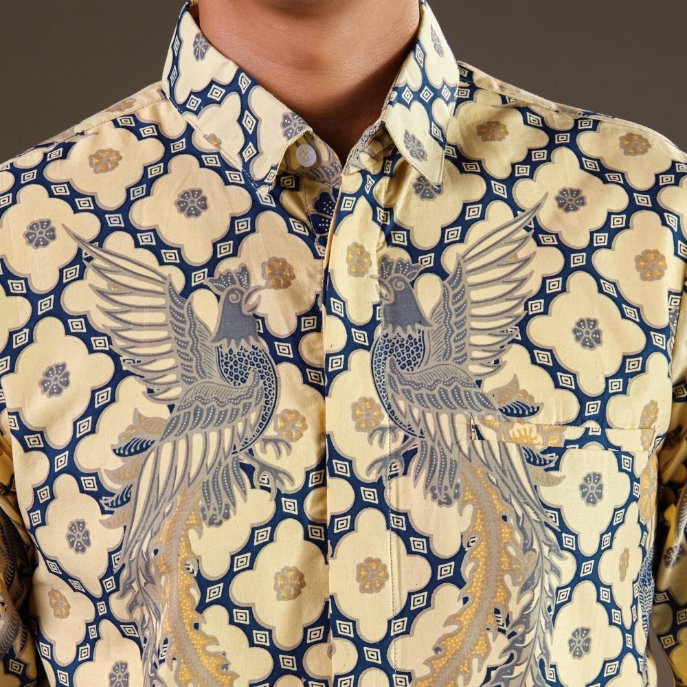 Kunavie - Mandalas Premium Men's Short Sleeve Batik Shirt