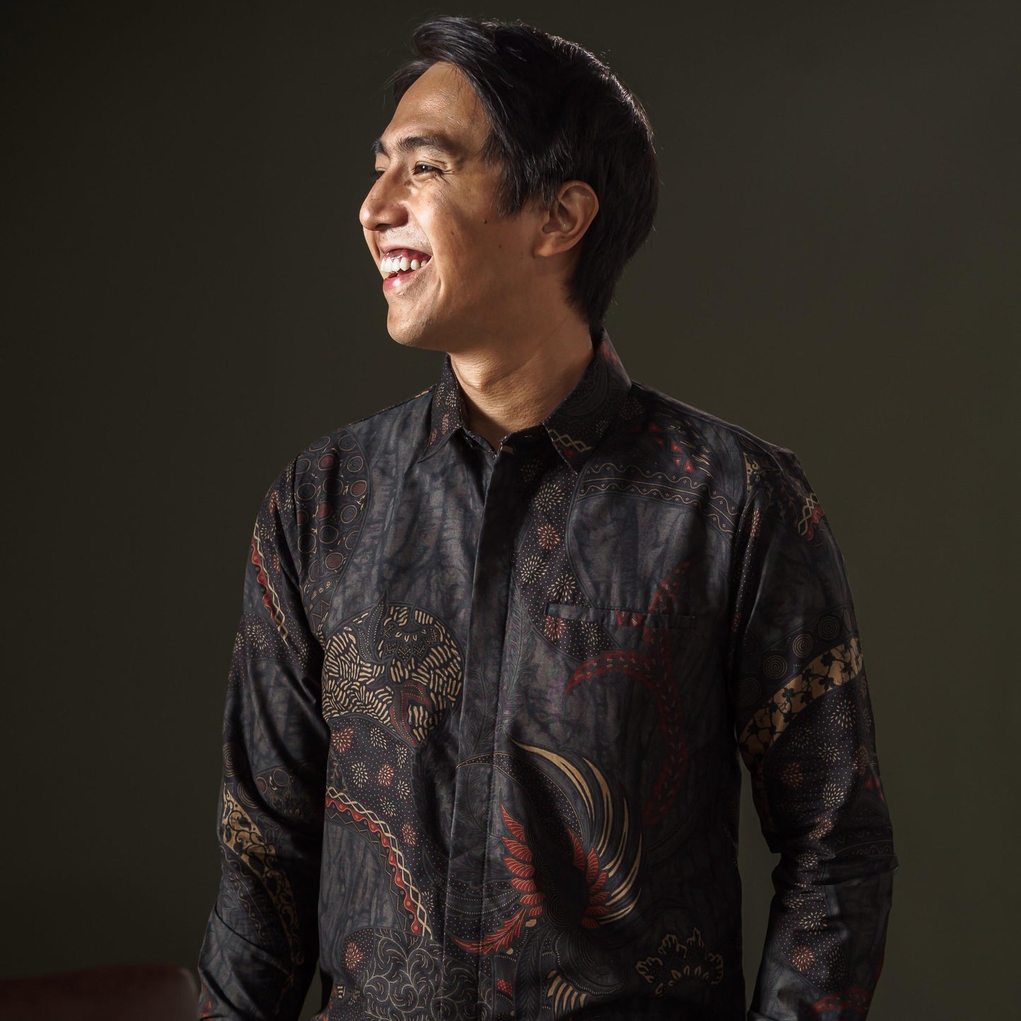 Seidon - Mandalas Kemeja Batik Pria Premium Lengan Panjang