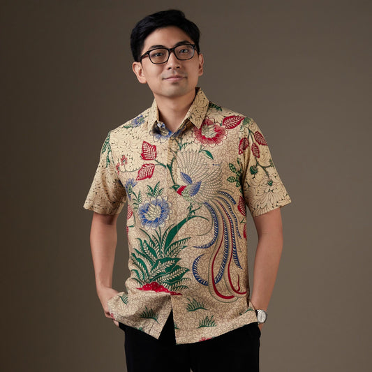 Mulaja - Mandalas Kemeja Batik Pria Premium Lengan Pendek