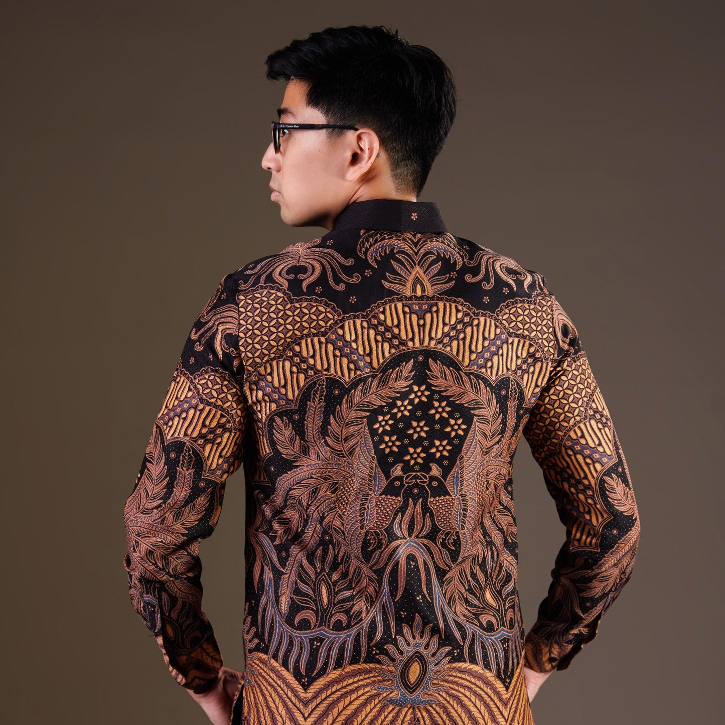 Diamate - Mandalas Premium Men's Long Sleeve Batik Shirt