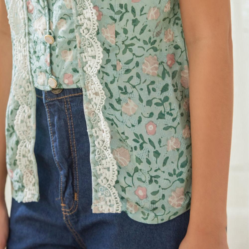 Sarina - Mandalas Baju Kerja Atasan Batik Blouse Wanita Modern
