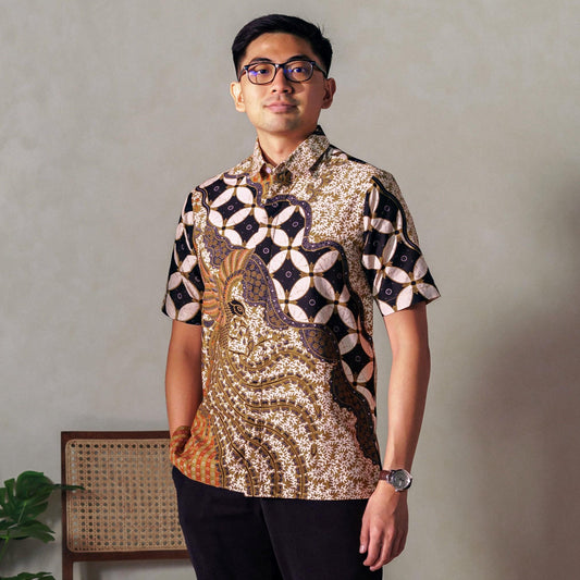 Bimosari - Mandalas Kemeja Batik Pria Premium Lengan Pendek
