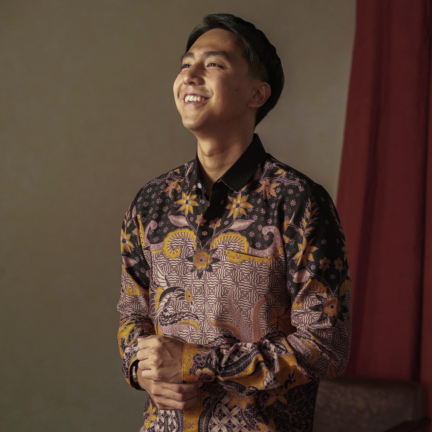 Galbati - Mandalas Kemeja Batik Pria Premium Lengan Panjang