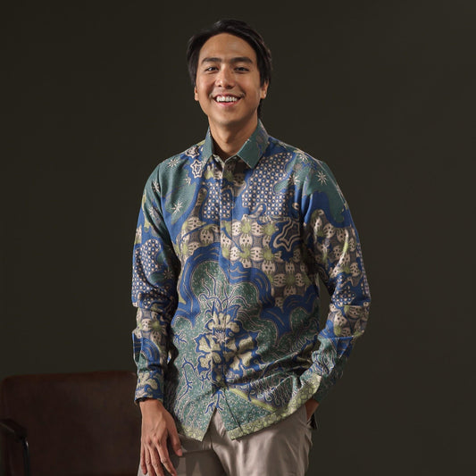 Semining - Mandalas Kemeja Batik Pria Premium Lengan Panjang