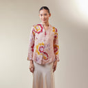 Alyssa Blush – Mandalas Women's Kebaya Kurung Batik Viscose Blouse