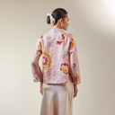 Alyssa Blush – Mandalas Women's Kebaya Kurung Batik Viscose Blouse