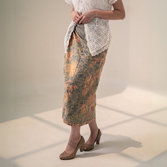 Aruna - Mandalas Premium Women's Batik Wrap Skirt