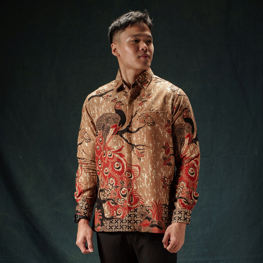 Baratit - Mandalas Kemeja Batik Pria Premium Lengan Panjang