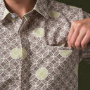 Kabalon - Mandalas Premium Men's Short Sleeve Batik Shirt