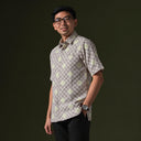 Kabalon - Mandalas Premium Men's Short Sleeve Batik Shirt