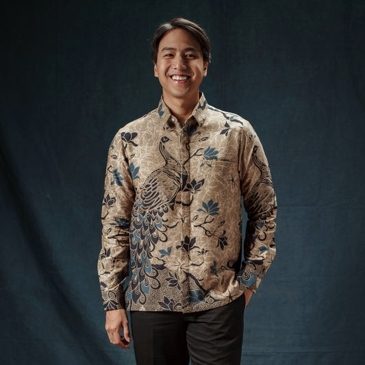 Blutit - Mandalas Kemeja Batik Pria Premium Lengan Panjang