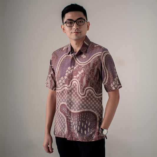 Celerum - Mandalas Kemeja Batik Pria Premium Lengan Pendek