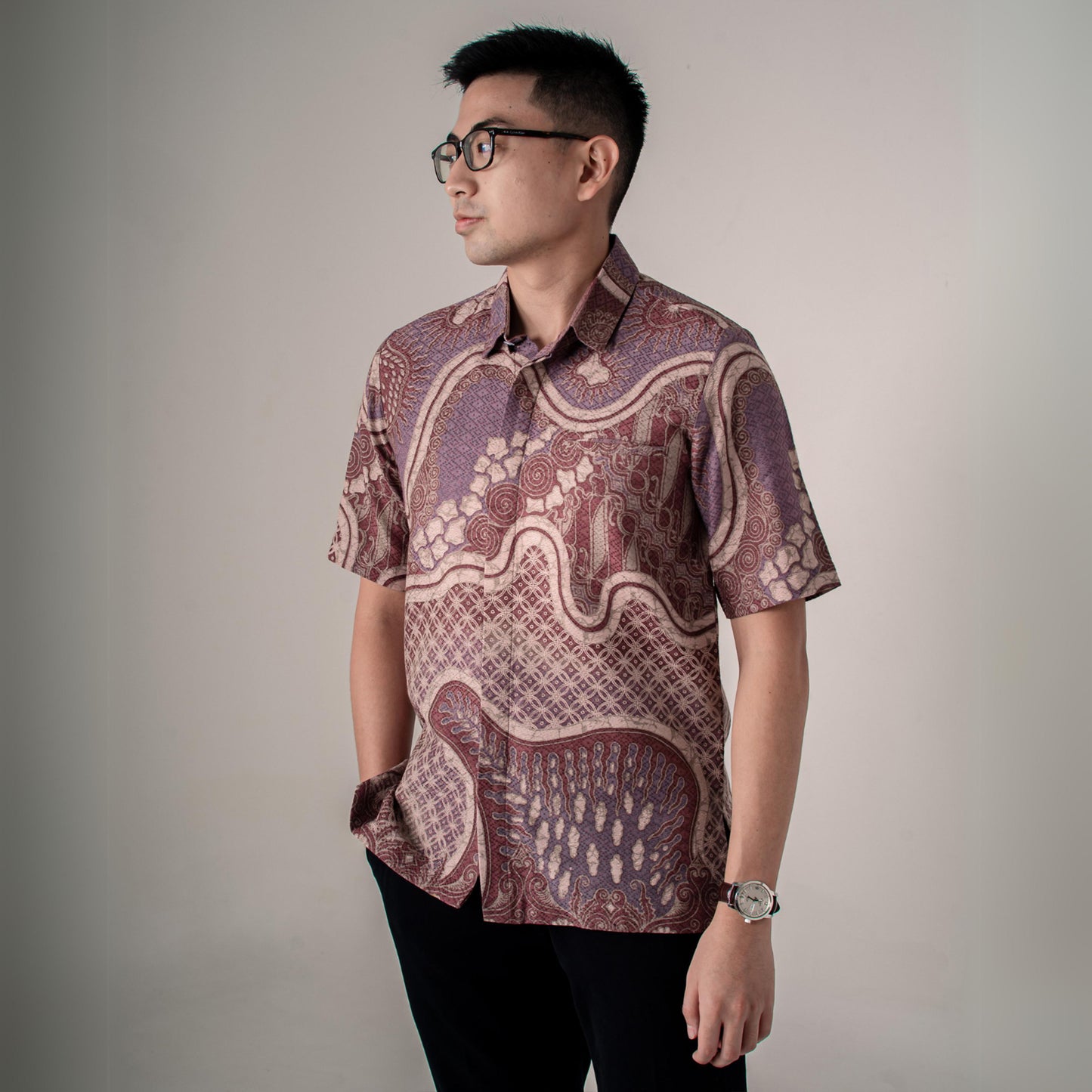 Celerum - Mandalas Kemeja Batik Pria Premium Lengan Pendek