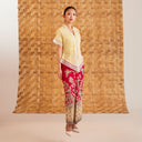 Celine Butter Short Sleeve - Mandalas Women’s Modern Embroidered Cotton Kebaya Top